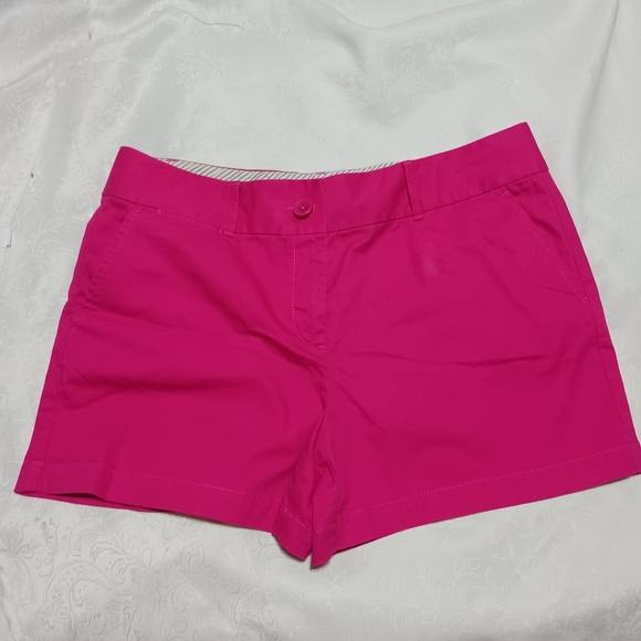 Ann Taylor Loft Size 10 Womens Shorts Chino The Riviera Short Casual Mid… - Picture 2 of 8